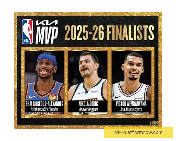 NBA体育道德风尚奖候选揭晓亚历山大阿德巴约霍福德领衔