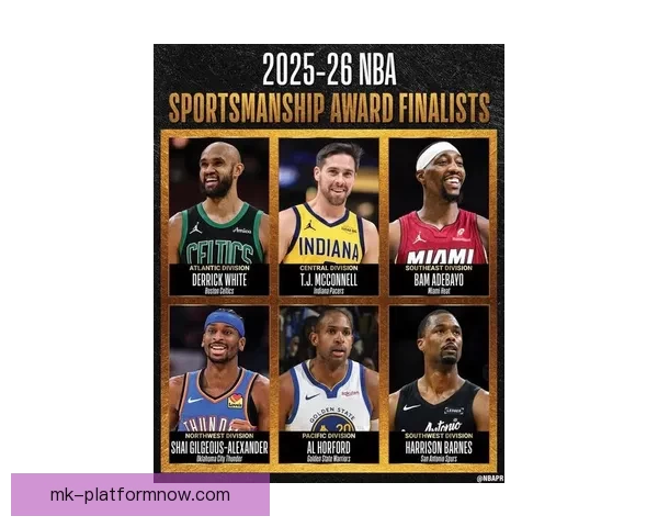NBA最佳队友奖候选名单出炉贝恩布伦森领衔小乔丹斯马特入围引热议